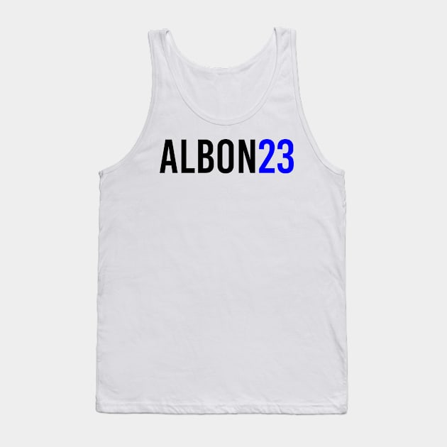 Alexander Albon 23 Design Tank Top by GreazyL